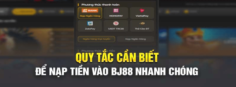 Những điều khoản về gửi, rút tiền tại BJ88